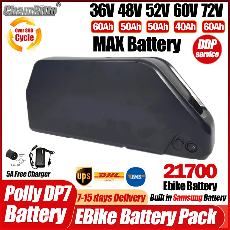 Ebike Battery 48V 20Ah Hailong - Baterai Hailong Polly Dp7 E-bike 20s
