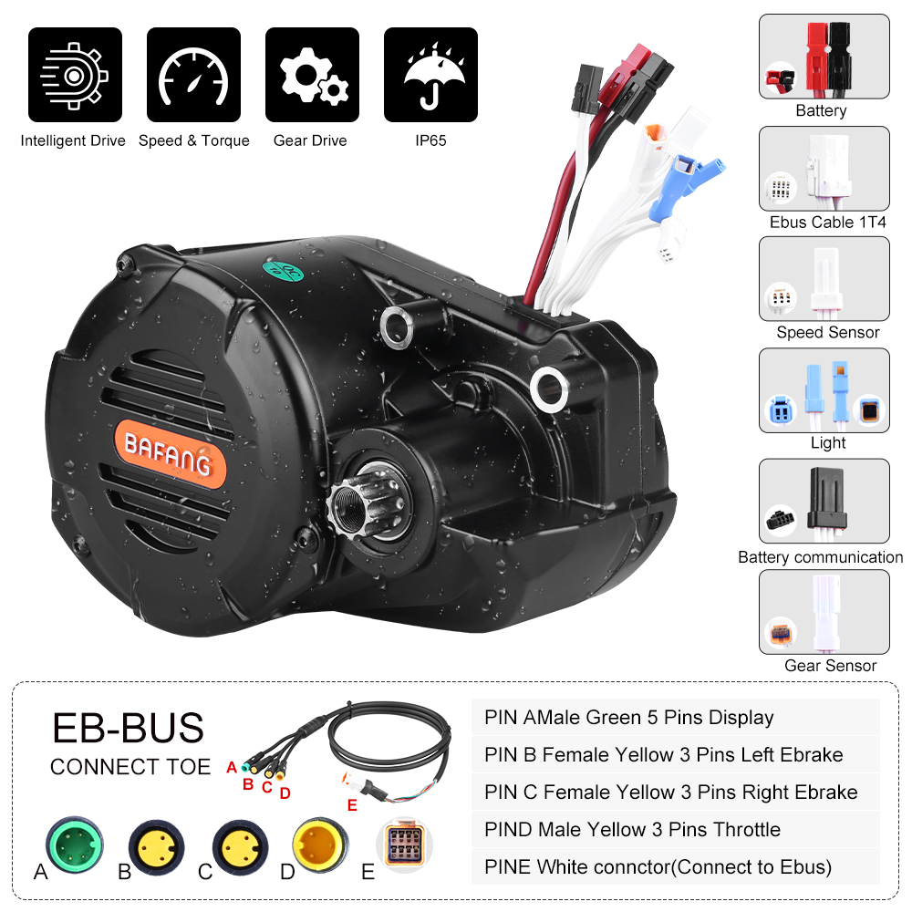 Kit Konversi Sepeda Listrik Ba - Mid Drive Motor Kit 52V 1000W ulasan dan harga