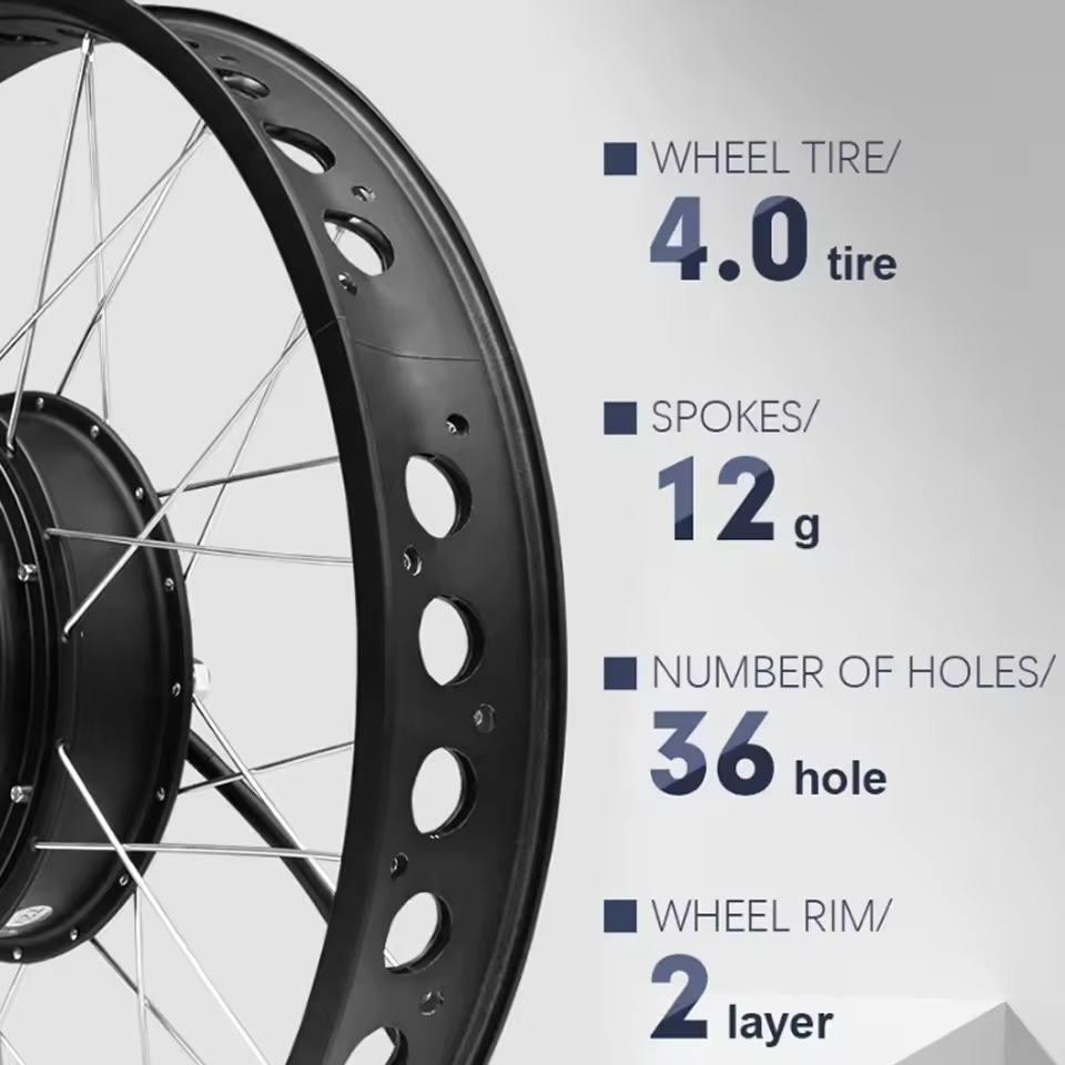 Kit Konversi Motor Sepeda Salj - Fat Tire Ebike Conversion Kit 2000W ulasan dan harga