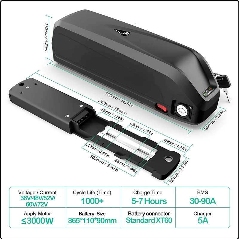Baterai Ebike Hailong Max 72V6 - Ebike Battery 48V 20Ah Hailong ulasan dan harga