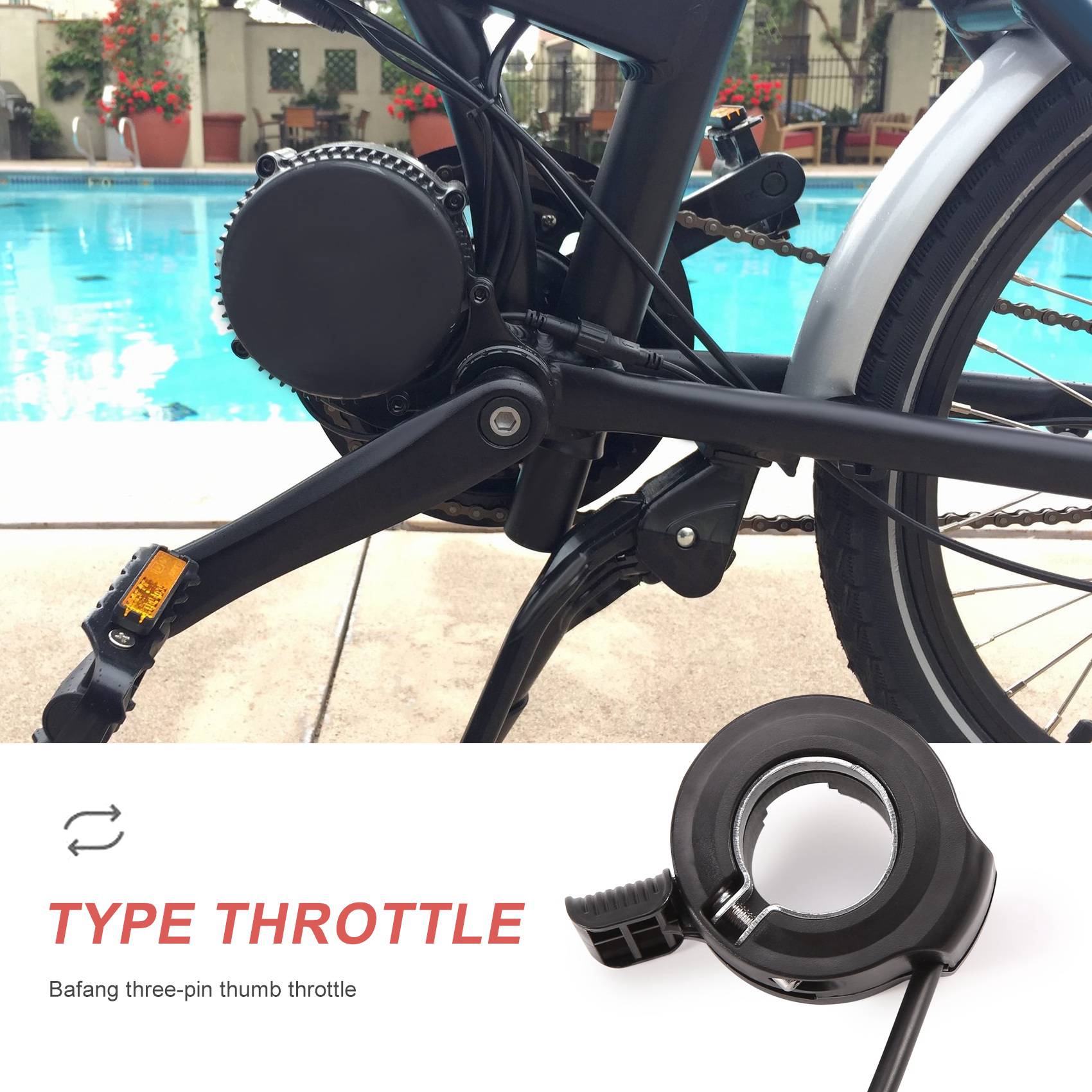 Throttle Jempol Baru ABME untu - Mid Drive Motor Kit 52V 1000W ulasan dan harga