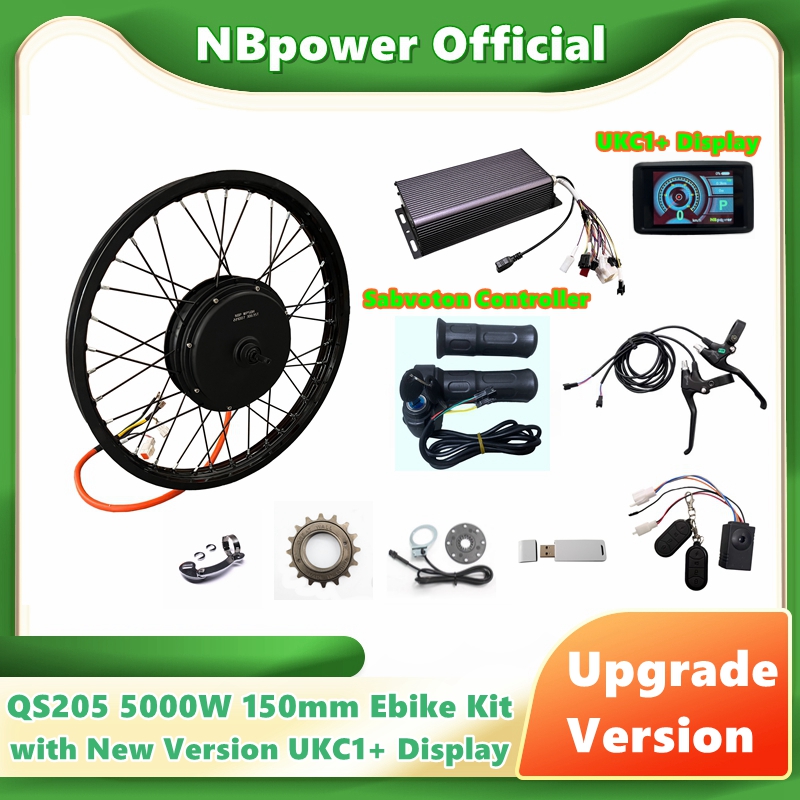 NBpower/QS205 5000W V3 Motor R - 72V 5000W Hub Motor Kit ulasan dan harga