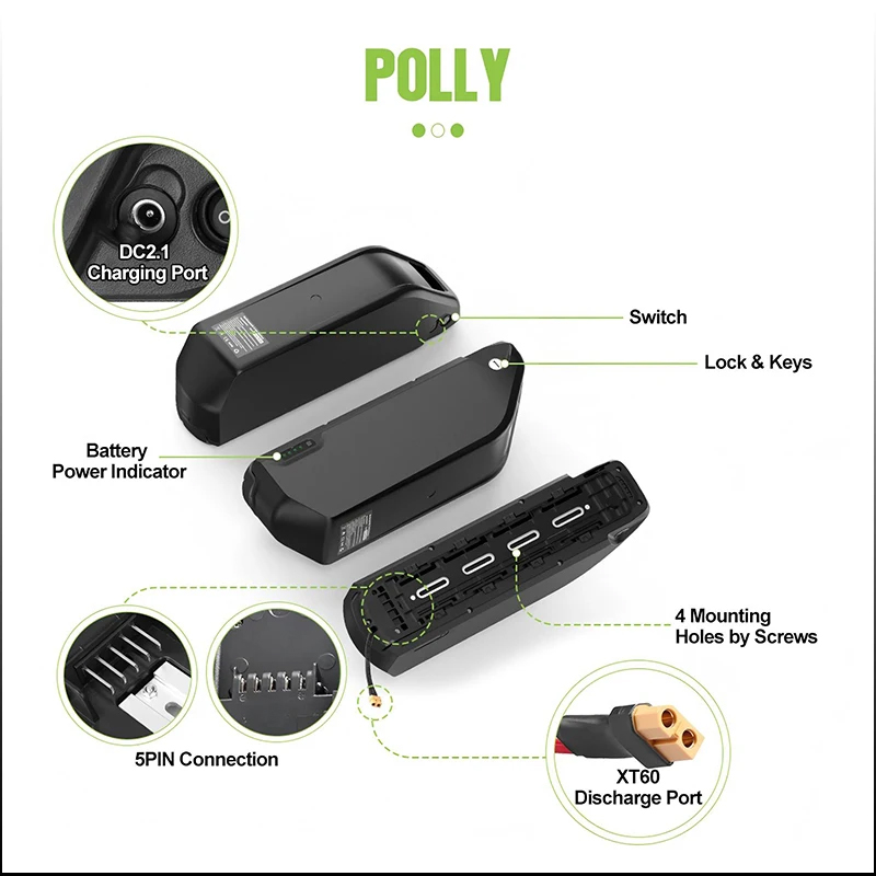 Baterai sepeda listrik Downtub - Electric Bicycle Battery 72V 30Ah ulasan dan harga