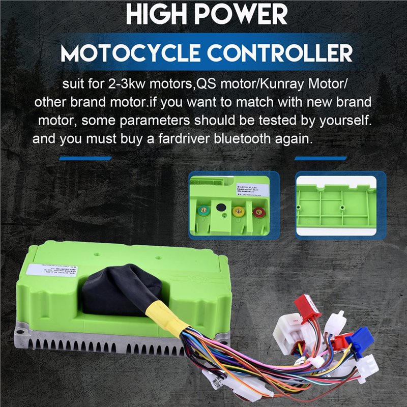 Fardriver 48V-72V 80A 3KW Peng - Sine Wave Controller 48V 72V 80A ulasan dan harga
